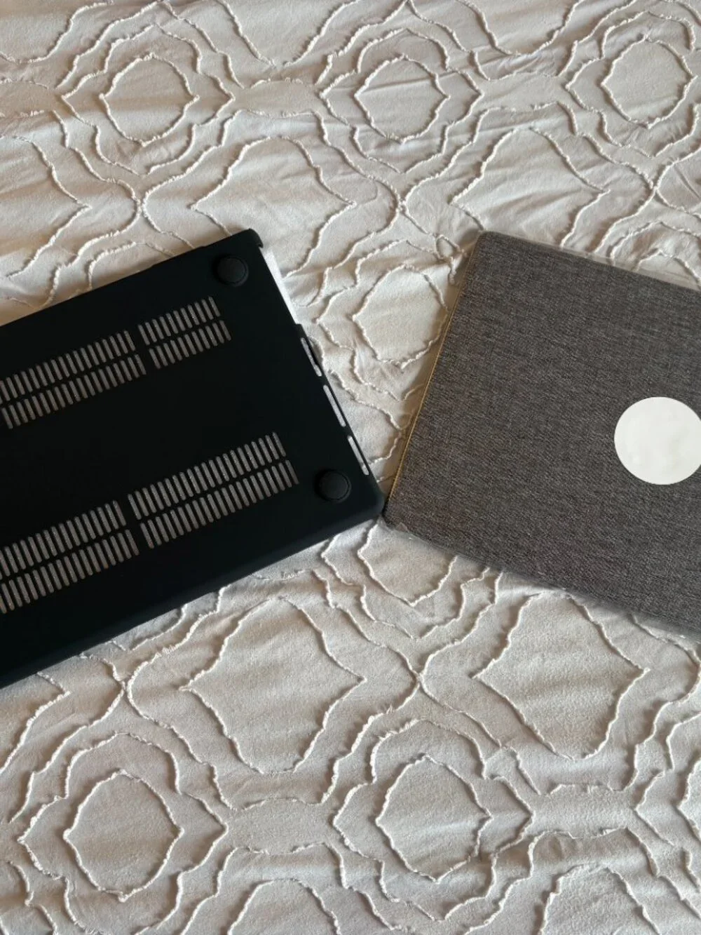 NWT/NIB Etsy Gray Weave Pattern MacBook Case - 15